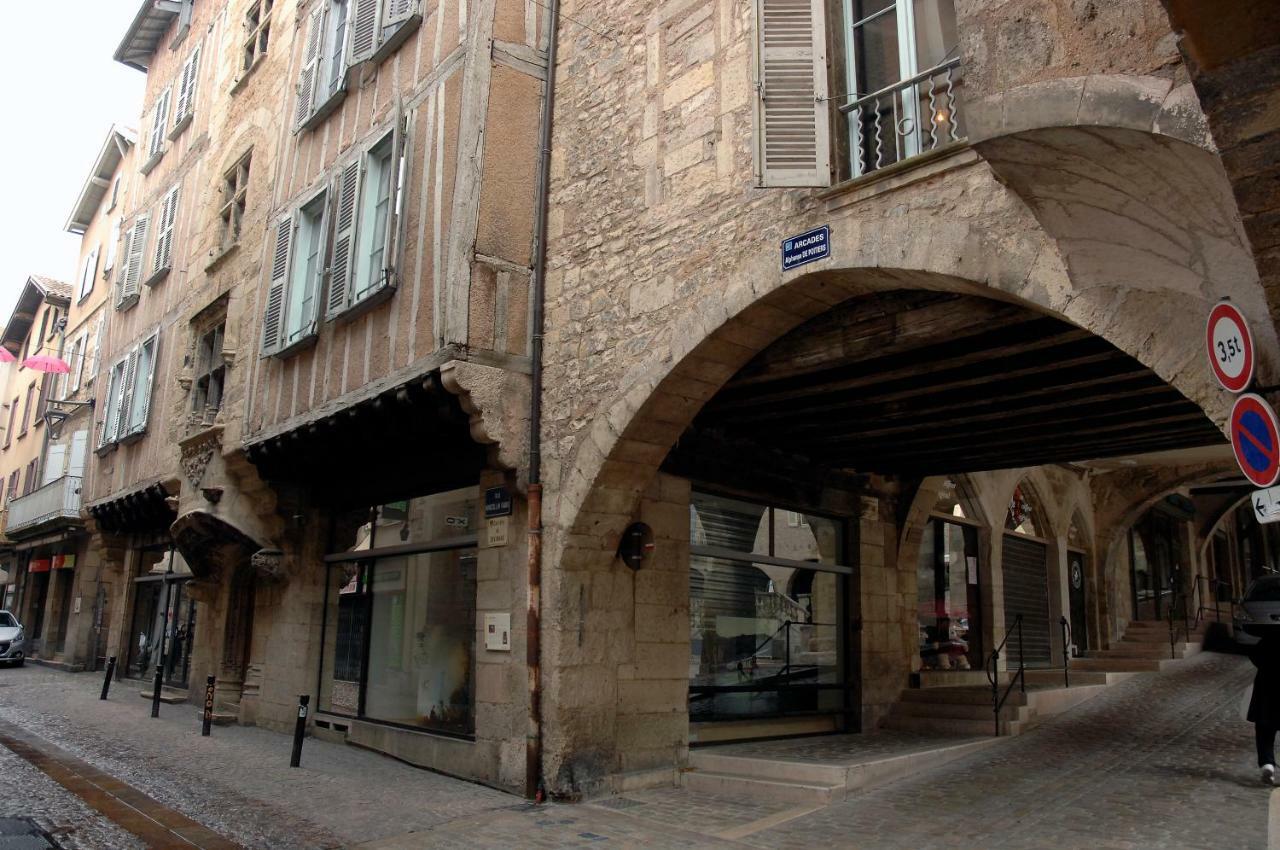 Maison Renaissance Monument Historique XV Eme 1497 Villefranche-de-Rouergue Exterior foto